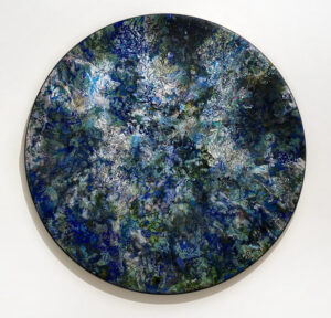 Tatjana Strugar, Un petit cauchemar romantique, D-120cm,2024, mixed media, 